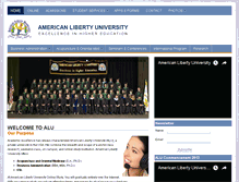 Tablet Screenshot of aluniversity.edu
